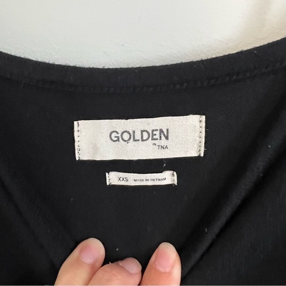 Aritzia Golden by TNA  Farewell Romper Black - Picture 9 of 11